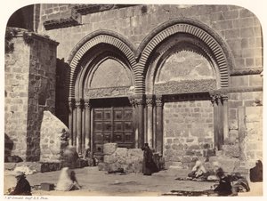 Bejárat a Szent Sír templomába